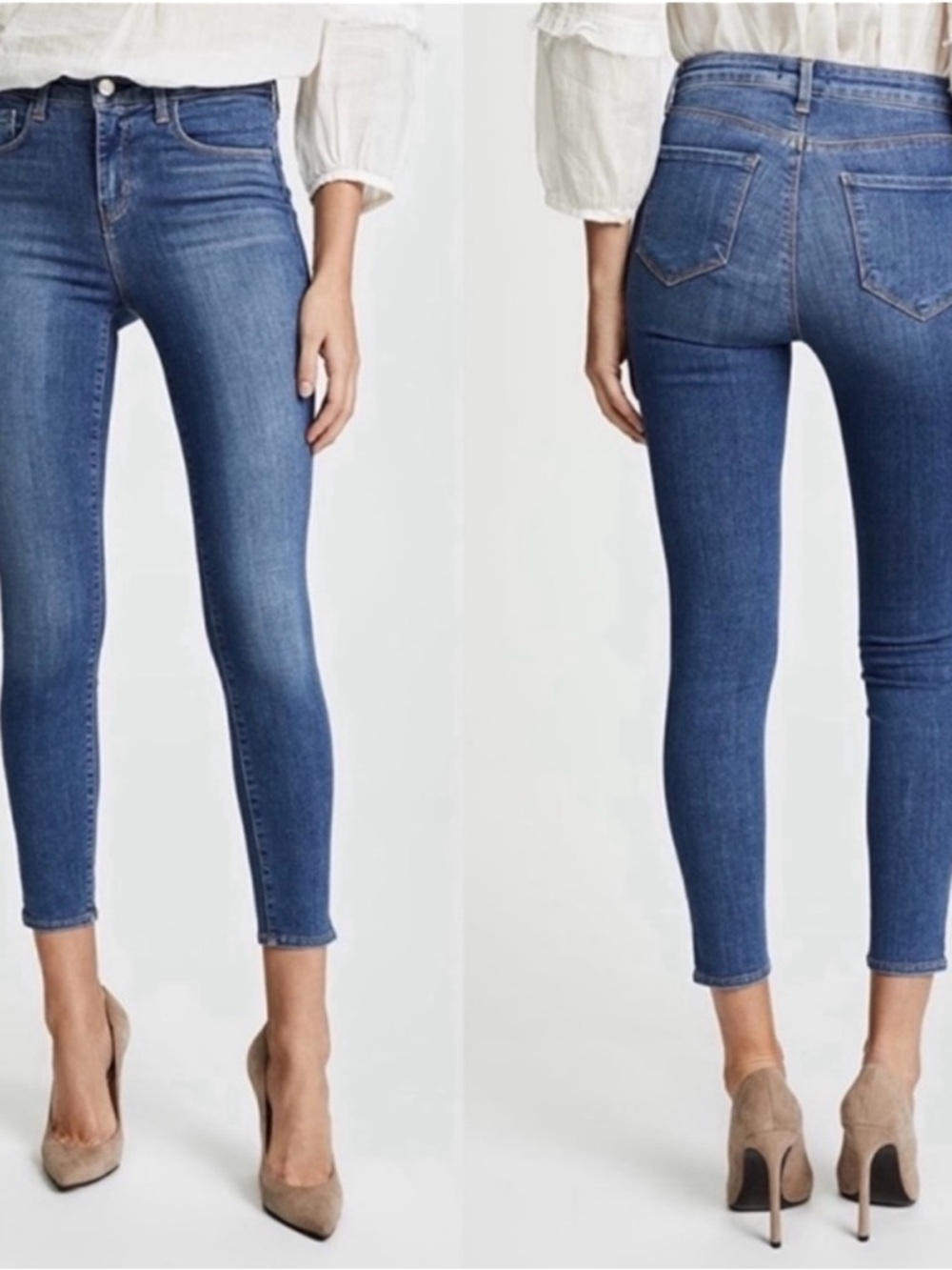 L’AGENCE Margot High Rise Skinny Jeans in Hacienda Size 26 - Picture 2 of 6